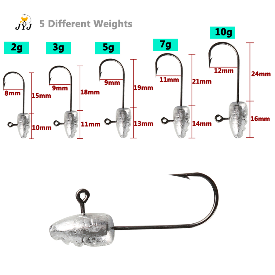 Ganci jig con testa ovale espo - Fishing Hook Offset recensione e prezzo