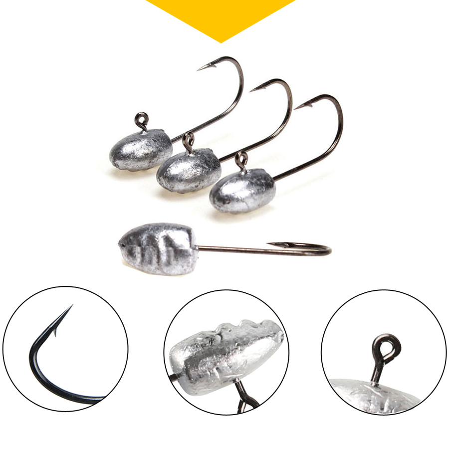 Ganci jig con testa ovale espo - Fishing Hook Offset recensione e prezzo