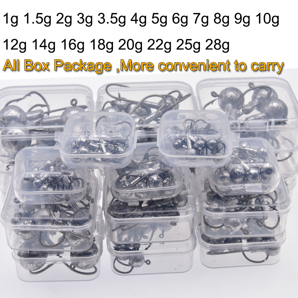 MrLurion 3 scatole di jig head - Fishing Hook Assortment recensione e prezzo