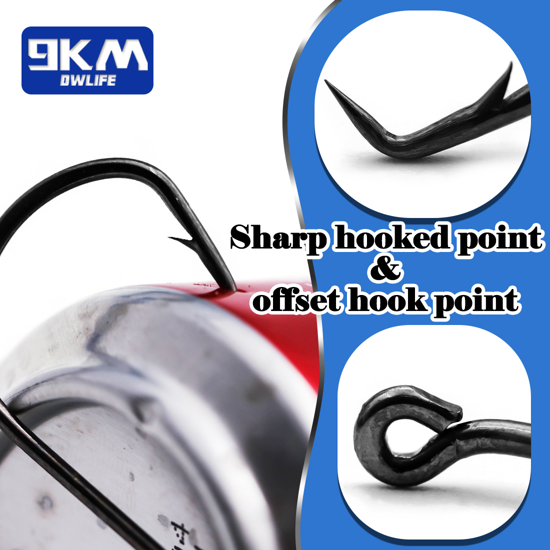 9KM Cerchio Ami Da Pesca 25 ~  - Fishing Hook Offset recensione e prezzo