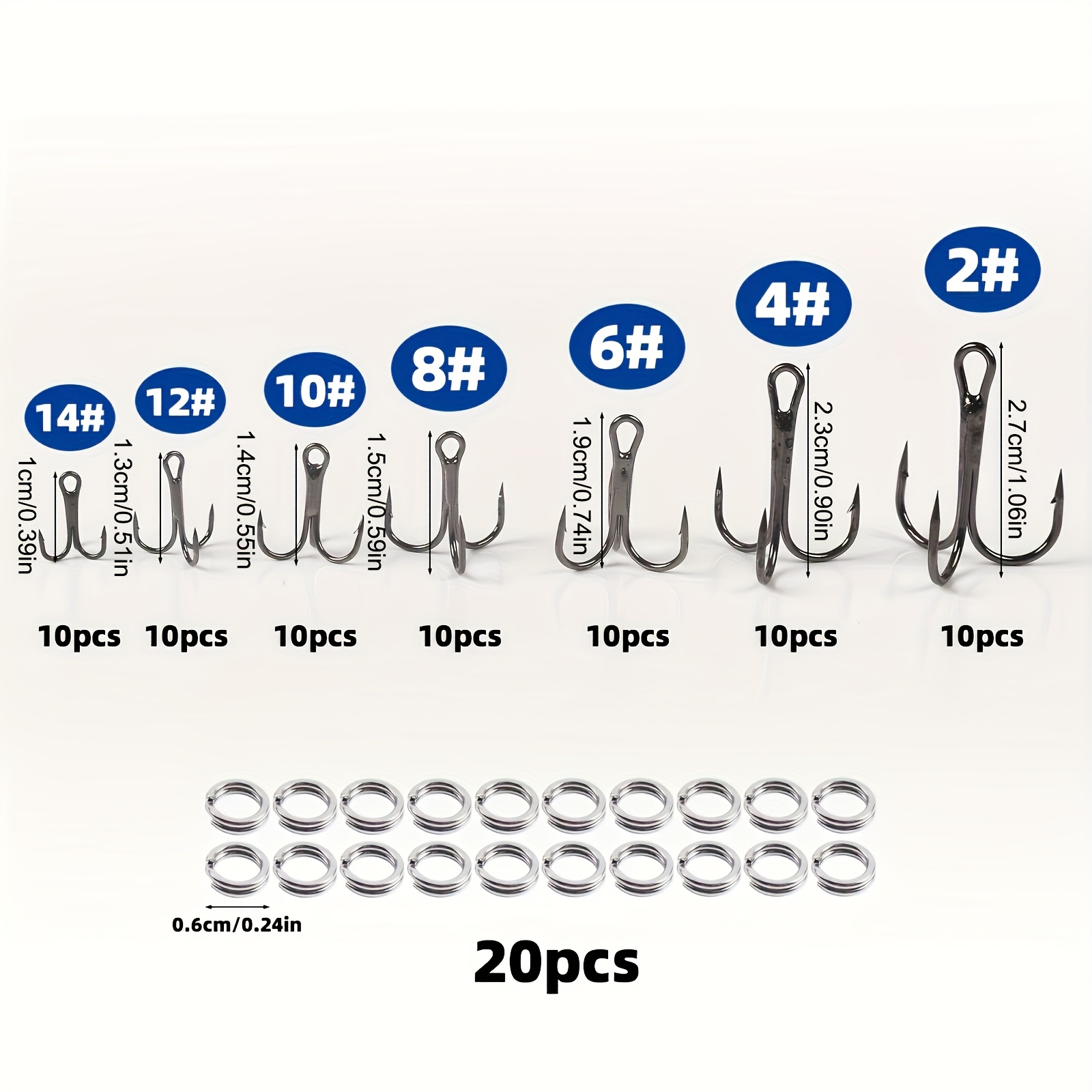 Set da 90 pezzi: Kit di esche  - Fishing Hook Circle recensione e prezzo