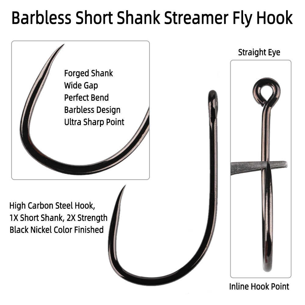 20 pezzi # Amo da pesca a mosc - Fishing Hook Barbless recensione e prezzo